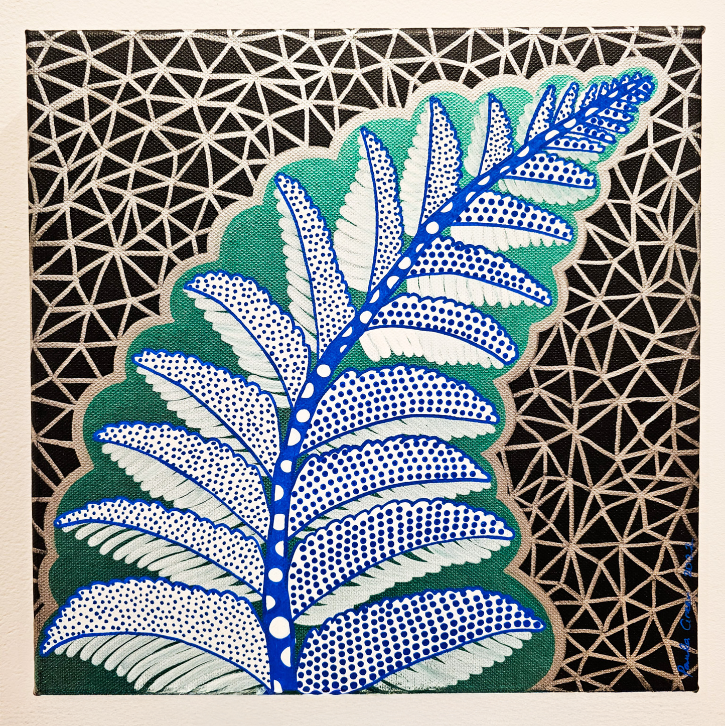 Silver Fern Original Painting