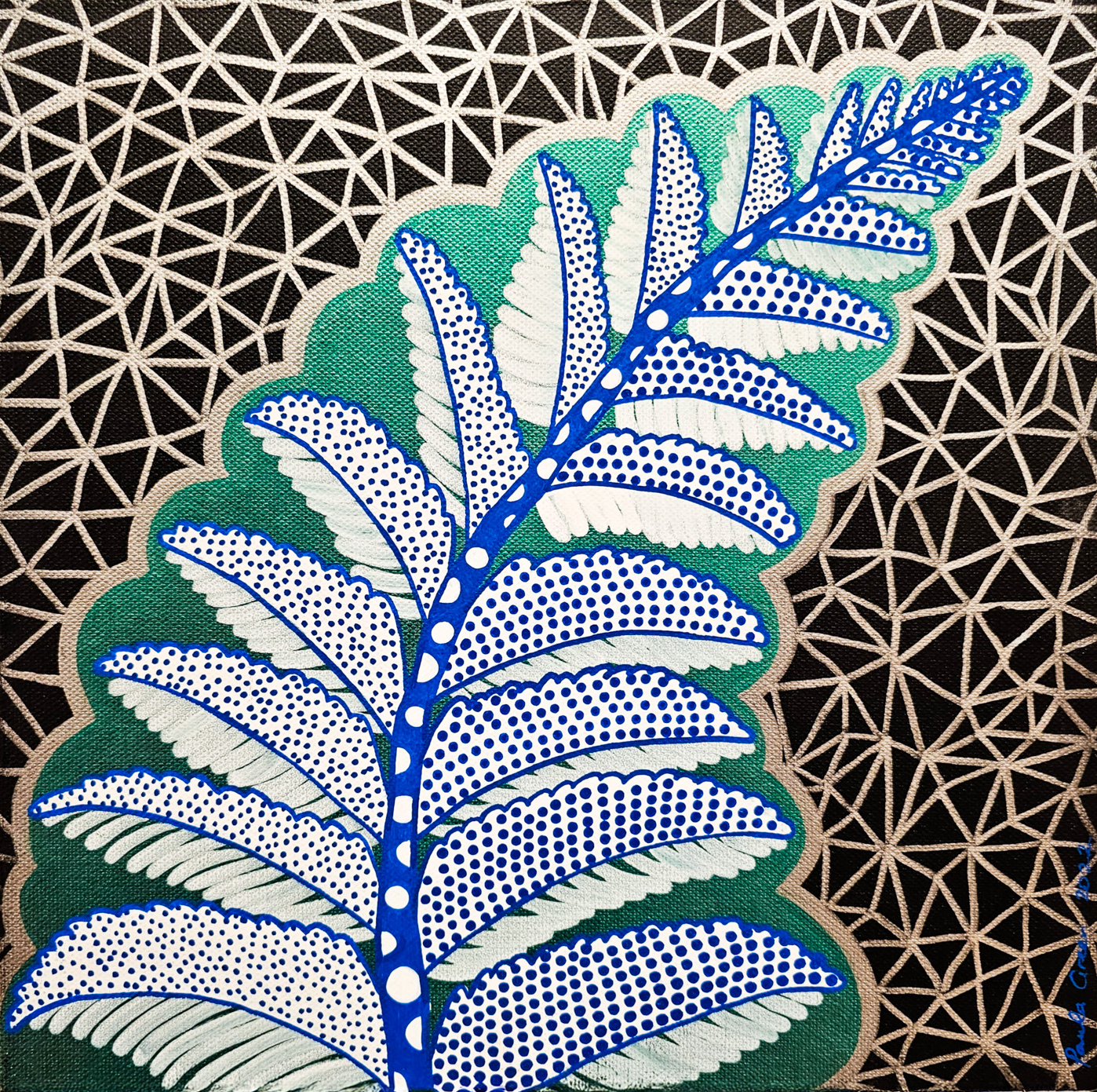 Silver Fern Original Painting