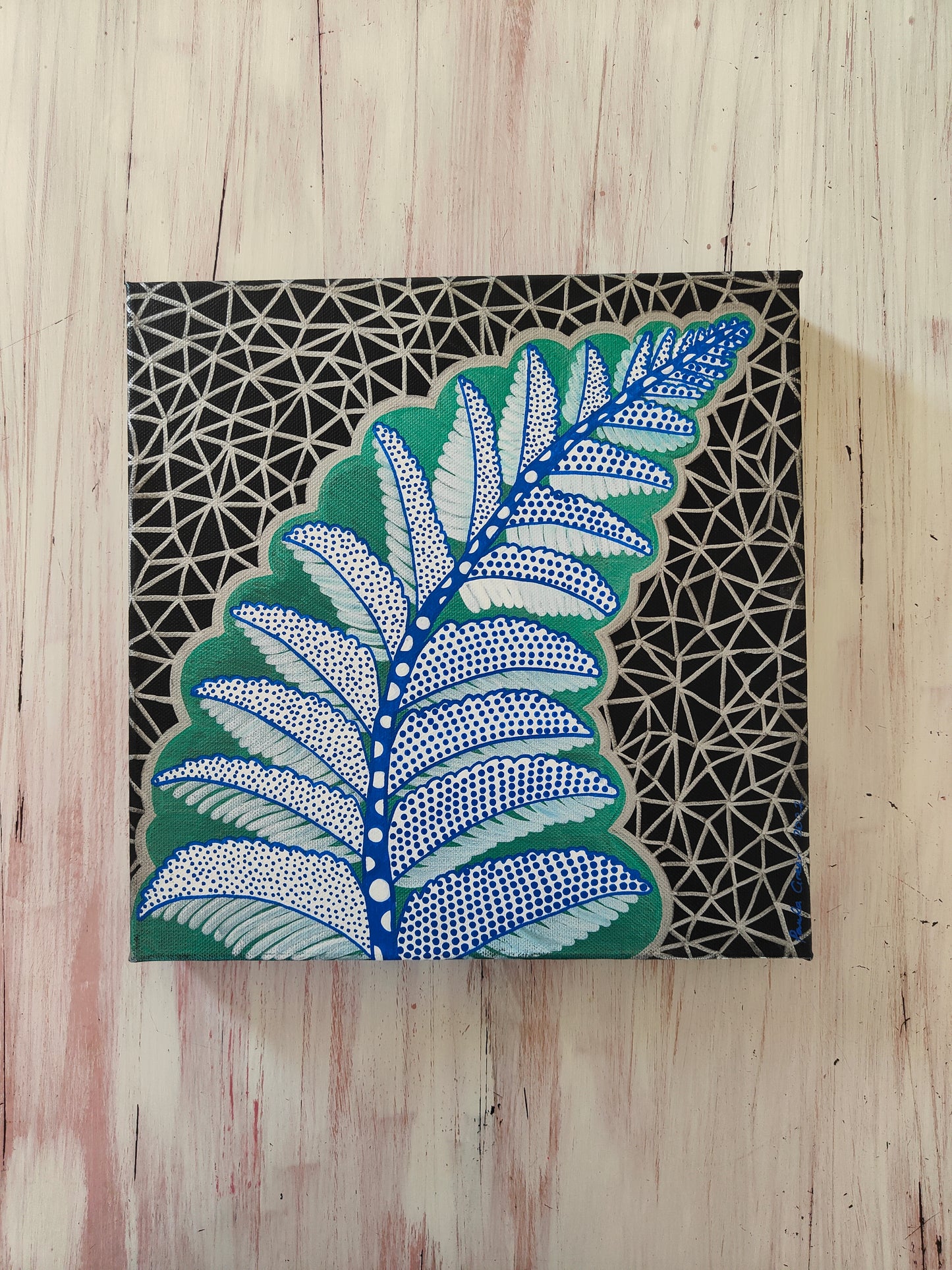 Silver Fern Original Painting