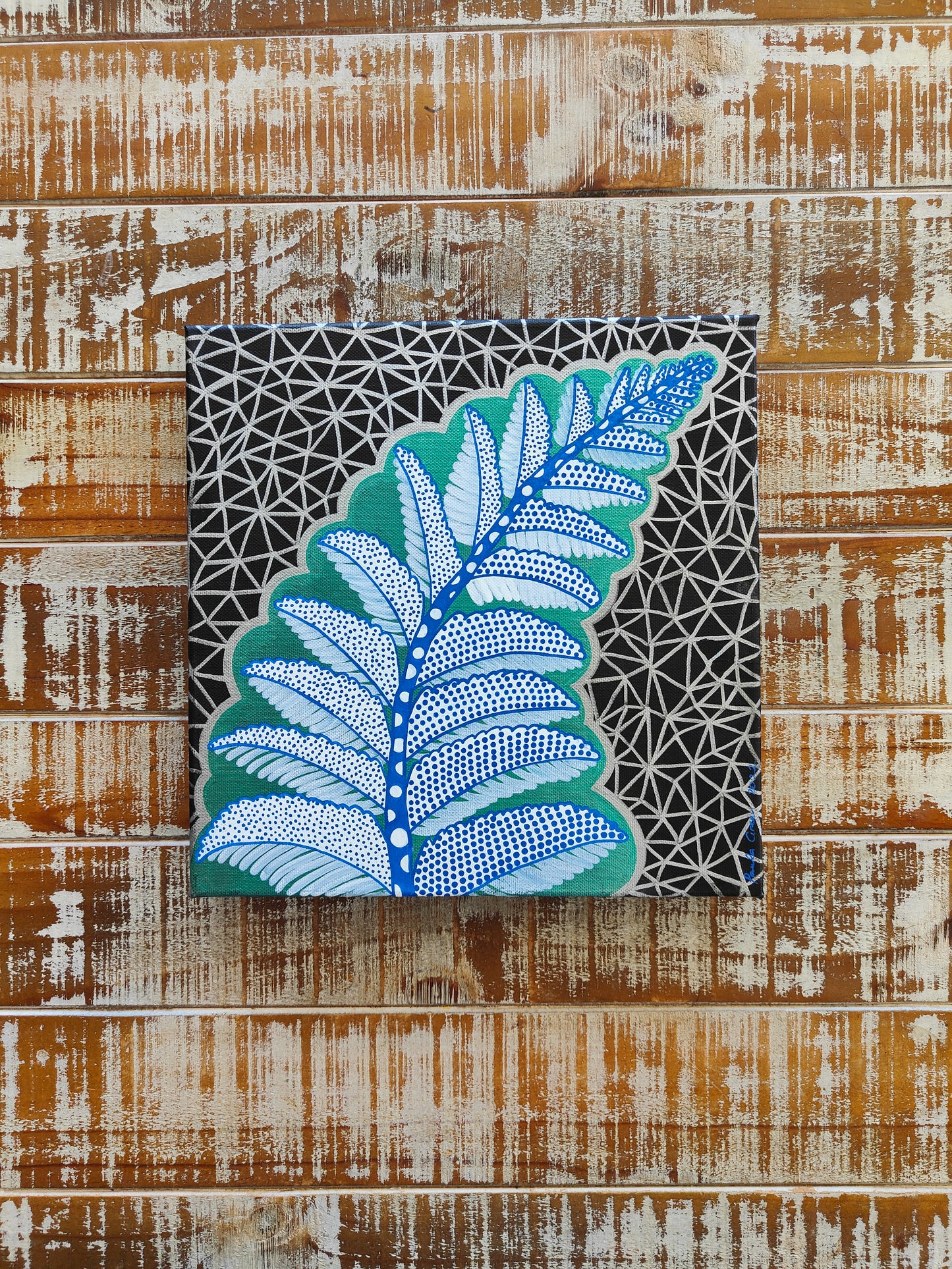 Silver Fern Original Painting